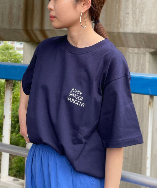 GLOSTER(グロスター)の「【Art collector】 JOHN SINGER SARGENT バックプリント アーティストフォトTシャツ(Tシャツ/カットソー・メンズ・ホワイト/ネイビー・M/L)」の5枚目の写真