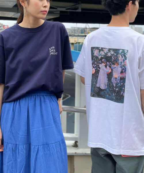 GLOSTER(グロスター)の「【Art collector】 JOHN SINGER SARGENT バックプリント アーティストフォトTシャツ(Tシャツ/カットソー・メンズ・ホワイト/ネイビー・M/L)」の9枚目の写真