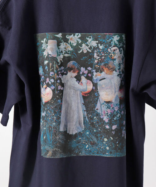 GLOSTER(グロスター)の「【Art collector】 JOHN SINGER SARGENT バックプリント アーティストフォトTシャツ(Tシャツ/カットソー・メンズ・ホワイト/ネイビー・M/L)」の8枚目の写真