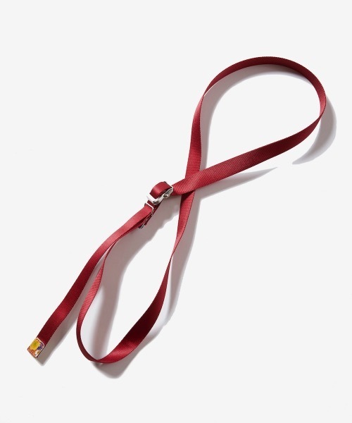 rehacer(レアセル)の「rehacer : Flower Color Tape Belt -Narrow Made in Japan / フラワーカラーテープベルト-ナローシルエット- メイドインジャパン(ベルト・メンズ・ブラック/ベージュ/ネイビー/カーキ/グレー系その他/レッド・FREE)」の6枚目の写真