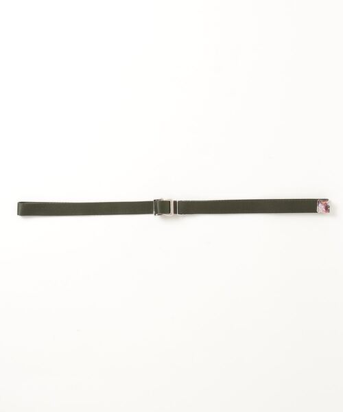 rehacer(レアセル)の「rehacer : Flower Color Tape Belt -Narrow Made in Japan / フラワーカラーテープベルト-ナローシルエット- メイドインジャパン(ベルト・メンズ・ブラック/ベージュ/ネイビー/カーキ/グレー系その他/レッド・FREE)」の10枚目の写真