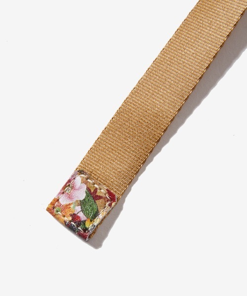 rehacer(レアセル)の「rehacer : Flower Color Tape Belt -Narrow Made in Japan / フラワーカラーテープベルト-ナローシルエット- メイドインジャパン(ベルト・メンズ・ブラック/ベージュ/ネイビー/カーキ/グレー系その他/レッド・FREE)」の15枚目の写真