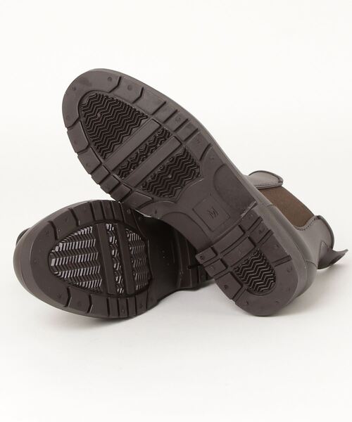 chumchum（チャムチャム）の「サイドゴアレインブーツ（レインシューズ・レディース・ダークブラウン/ブラック・LL/M/L）」の4枚目の写真