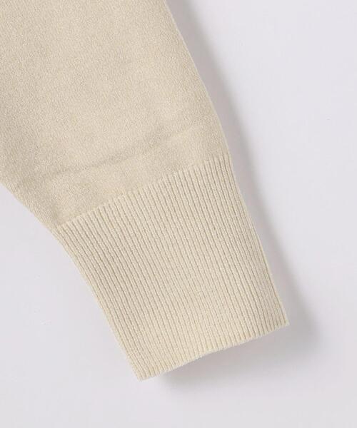 green label relaxing（グリーンレーベルリラクシング）の「HG モール Vネック プルオーバー ニット -ウォッシャブル-（ニット/セーター・レディース・ブラック/ベージュ/パープル・FREE）」の19枚目の写真