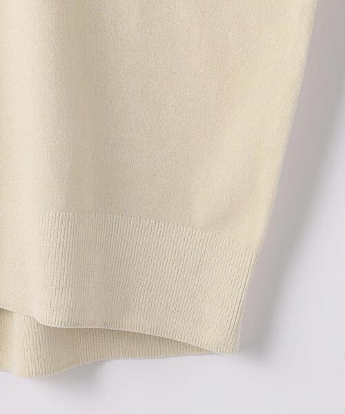 green label relaxing（グリーンレーベルリラクシング）の「HG モール Vネック プルオーバー ニット -ウォッシャブル-（ニット/セーター・レディース・ブラック/ベージュ/パープル・FREE）」の16枚目の写真