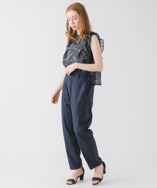 DOLLUPOOPS（ドールアップウップス）の「DOLL UP OOPS サファリプリントフリルスリーブロンパース（つなぎ/オールインワン・レディース・ブラック/ホワイト・FREE）」の14枚目の写真