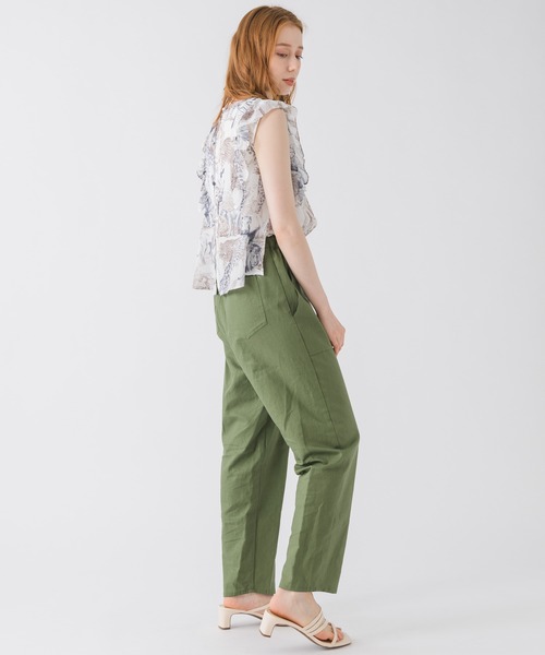 DOLLUPOOPS（ドールアップウップス）の「DOLL UP OOPS サファリプリントフリルスリーブロンパース（つなぎ/オールインワン・レディース・ブラック/ホワイト・FREE）」の15枚目の写真