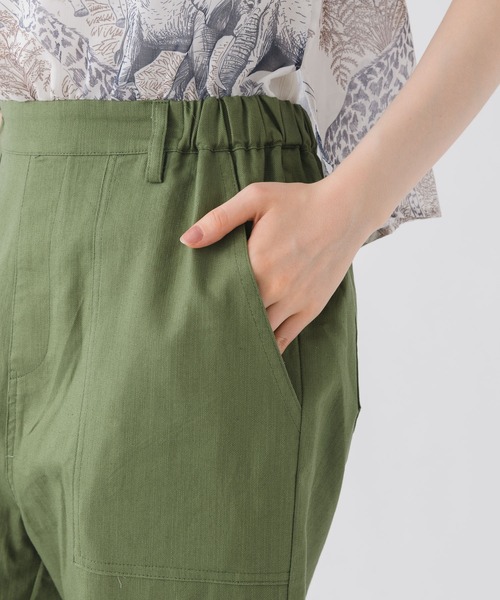 DOLLUPOOPS（ドールアップウップス）の「DOLL UP OOPS サファリプリントフリルスリーブロンパース（つなぎ/オールインワン・レディース・ブラック/ホワイト・FREE）」の10枚目の写真