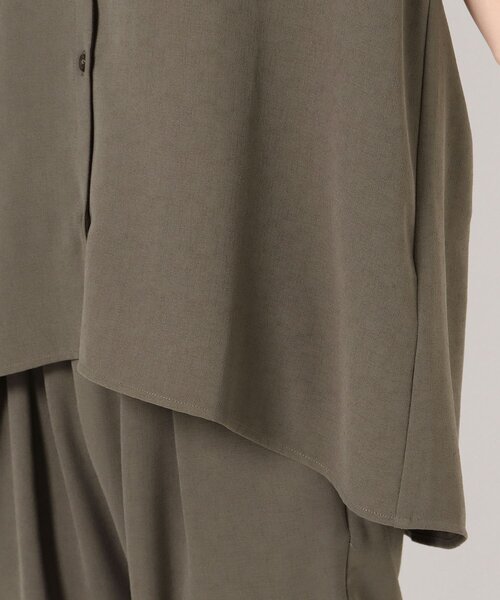 THE SHOP TK (ザ ショップ ティーケー )の「◆【イージーケア】麻調ノースリーブブラウス(シャツ/ブラウス・レディース・ブラック/オフホワイト/カーキ/イエロー/グリーン・12/13)」の12枚目の写真