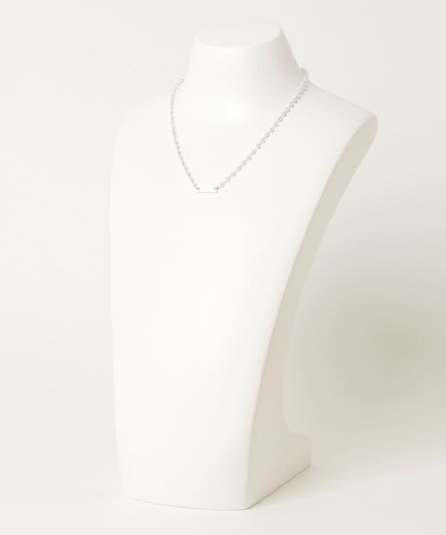 VANNIE U（ヴァニーユー）の「【nina】プレートパールネックレス（ネックレス・レディース・シルバー・FREE）」の5枚目の写真