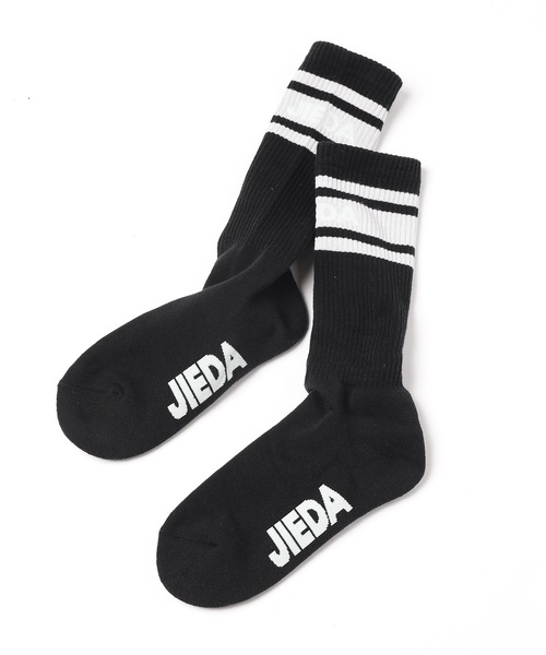 Jieda(ジエダ)の「JIEDA SKATE SOCKS(ソックス/靴下・メンズ・ホワイト/ブラック/ミント・ONE SIZE)」の2枚目の写真