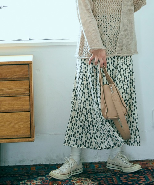 ANGIE（アンジー）の「マーメイドフレアスカート(幾何学柄）（スカート・レディース・ネイビー/アイボリー・FREE）」の22枚目の写真