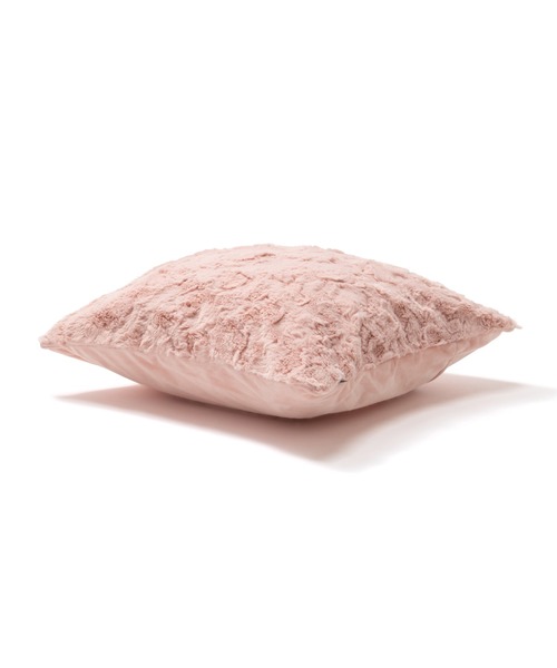 セール】ファー クッションカバー 450×450 ピンク （A-008