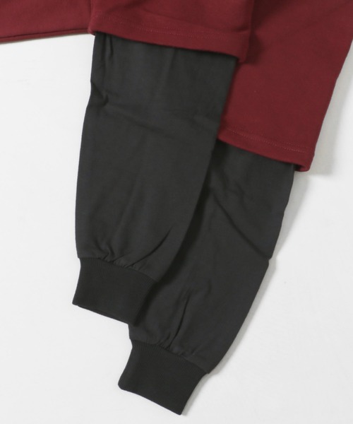 KRIFF MAYER Kid's Collection（クリフメイヤーキッズコレクション）の「フェイクレイヤードストレッチクルー（スウェット・キッズ・グレー/ネイビー/ワインレッド・170/120/140/130/150/160）」の8枚目の写真