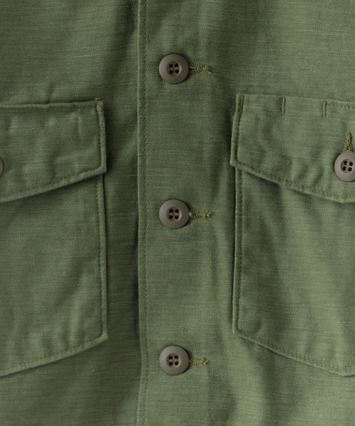 orSlow（オアスロウ）の「orSlow/オアスロウ US ARMY FATIGUE SHIRT アーミーシャツ ミリタリー 2026年春夏（シャツ/ブラウス・メンズ・グリーン・2/3/4）」の5枚目の写真