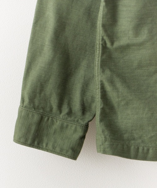 orSlow（オアスロウ）の「orSlow/オアスロウ US ARMY FATIGUE SHIRT アーミーシャツ ミリタリー 2026年春夏（シャツ/ブラウス・メンズ・グリーン・2/3/4）」の8枚目の写真