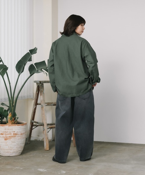 orSlow（オアスロウ）の「orSlow/オアスロウ US ARMY FATIGUE SHIRT アーミーシャツ ミリタリー 2026年春夏（シャツ/ブラウス・メンズ・グリーン・2/3/4）」の17枚目の写真