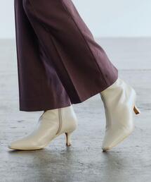 green label relaxing | ナロウスクエア ショートブーツ(5.5cmヒール) -撥水-(ブーツ)