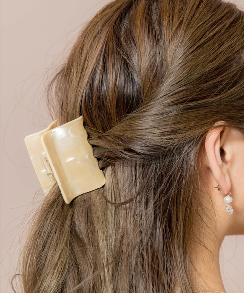 グロスマーブルクリップ バレッタ ヘアクリップ Flower フラワー のファッション通販 Zozotown