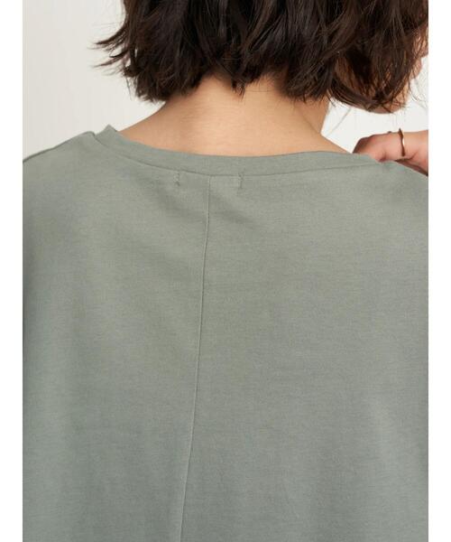 earth music&ecology(アースミュージックアンドエコロジー)の「フレアカットチュニック *(Tシャツ/カットソー・レディース・ミント/ブラック/ベージュ/オフホワイト・FREE)」の13枚目の写真