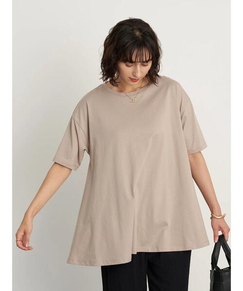 earth music&ecology(アースミュージックアンドエコロジー)の「フレアカットチュニック *(Tシャツ/カットソー・レディース・ミント/ブラック/ベージュ/オフホワイト・FREE)」の20枚目の写真