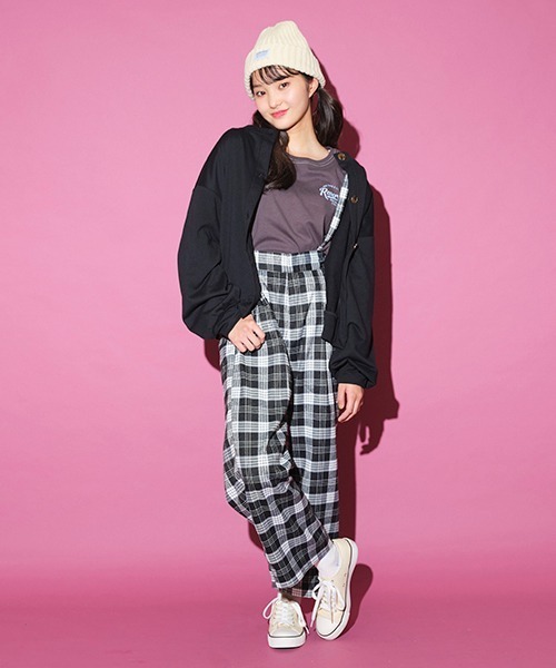 LOVETOXIC（ラブトキシック）の「バックカレッジイラスト長袖Tシャツ（Tシャツ/カットソー・キッズ・オレンジ/チャコール/サックスブルー/アイボリー・SS/M/S/L）」の19枚目の写真