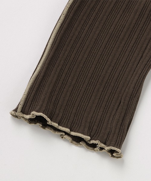 petit main(プティマイン)の「【リンク】サイドメローカットパンツ(その他パンツ・キッズ・ライトグリーン/モカ/キナリ・130cm/120cm/100cm/80cm/90cm/110cm)」の8枚目の写真