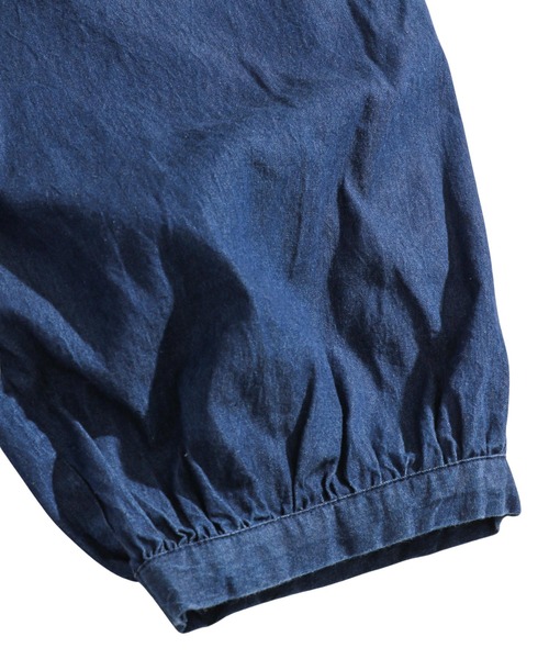 ScoLar(スカラー)の「刺繍コクーン型サロペット(サロペット/オーバーオール・レディース・ネイビー/ブラック・M)」の14枚目の写真