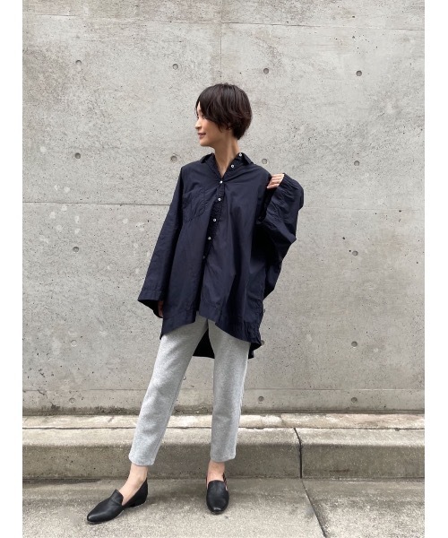 BEARDSLEY（ビアズリー）の「履き心地◎楽なのにきれい見え、ラインを拾わないダンボールパンツ（その他パンツ・レディース・ブラック/グレー・1/0/2）」の14枚目の写真