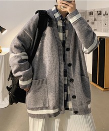 MGV（エムジーヴィー）の「ダブルラインオーバーサイズカーディガン（カーディガン/ボレロ・メンズ）」