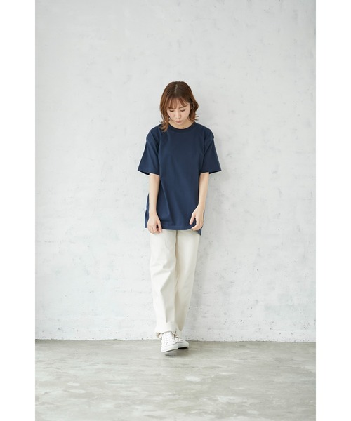 HANES(ヘインズ)の「【HANES/ヘインズ】【旅行・レジャーに】厚手で透けない BEEFY T-SHIRT 2P H5180-2 ビーフィー/Tシャツ/2枚組/無地/ユニセックス ヘビーウェイト(Tシャツ/カットソー・メンズ・ホワイト/ブラック/ネイビー/グレー・SMALL/MEDIUM/LARGE/X-LARGE/X-SMALL)」の5枚目の写真