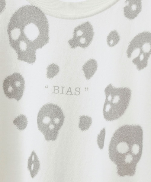 BIAS（バイアス）の「【BIAS】 カラースカルドットプリント白Tee＆ロンTセット（Tシャツ/カットソー・メンズ・ライトグレー/ブラック/ピンク系その他/ライム/ライトベージュ/ライトブルー・LARGE/SMALL/MEDIUM）」の16枚目の写真