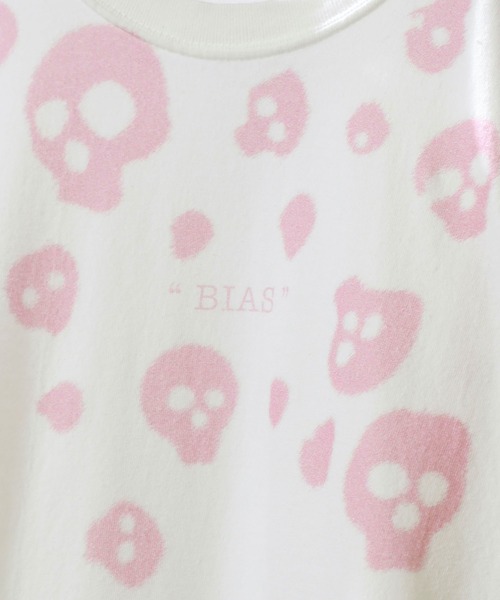 BIAS（バイアス）の「【BIAS】 カラースカルドットプリント白Tee＆ロンTセット（Tシャツ/カットソー・メンズ・ライトグレー/ブラック/ピンク系その他/ライム/ライトベージュ/ライトブルー・LARGE/SMALL/MEDIUM）」の17枚目の写真