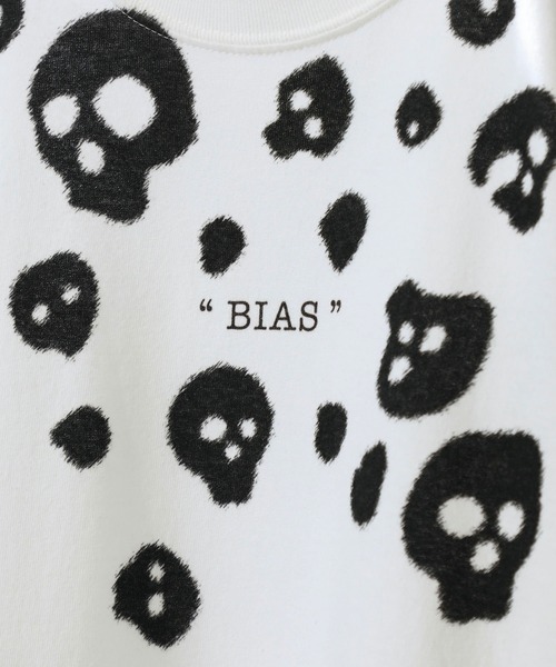 BIAS（バイアス）の「【BIAS】 カラースカルドットプリント白Tee＆ロンTセット（Tシャツ/カットソー・メンズ・ライトグレー/ブラック/ピンク系その他/ライム/ライトベージュ/ライトブルー・LARGE/SMALL/MEDIUM）」の15枚目の写真