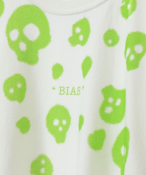 BIAS（バイアス）の「【BIAS】 カラースカルドットプリント白Tee＆ロンTセット（Tシャツ/カットソー・メンズ・ライトグレー/ブラック/ピンク系その他/ライム/ライトベージュ/ライトブルー・LARGE/SMALL/MEDIUM）」の19枚目の写真