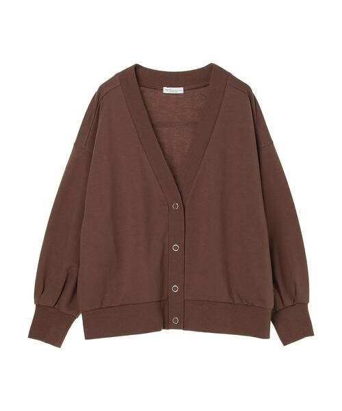 earth music&ecology（アースミュージックアンドエコロジー）の「スウェットカーディガン　＊（カーディガン/ボレロ・レディース・ブラック/ブラウン/ミント/ホワイト系その他2・FREE）」の6枚目の写真