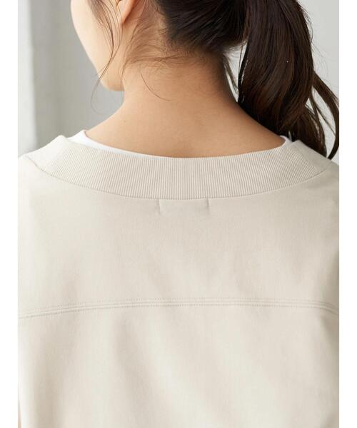 earth music&ecology（アースミュージックアンドエコロジー）の「スウェットカーディガン　＊（カーディガン/ボレロ・レディース・ブラック/ブラウン/ミント/ホワイト系その他2・FREE）」の10枚目の写真