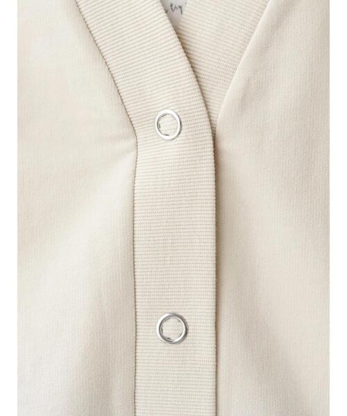 earth music&ecology（アースミュージックアンドエコロジー）の「スウェットカーディガン　＊（カーディガン/ボレロ・レディース・ブラック/ブラウン/ミント/ホワイト系その他2・FREE）」の13枚目の写真