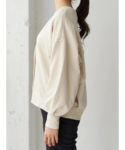 earth music&ecology（アースミュージックアンドエコロジー）の「スウェットカーディガン　＊（カーディガン/ボレロ・レディース・ブラック/ブラウン/ミント/ホワイト系その他2・FREE）」の14枚目の写真