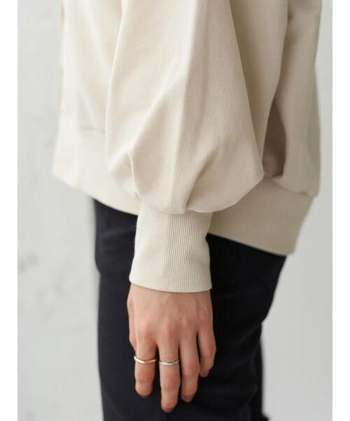 earth music&ecology（アースミュージックアンドエコロジー）の「スウェットカーディガン　＊（カーディガン/ボレロ・レディース・ブラック/ブラウン/ミント/ホワイト系その他2・FREE）」の15枚目の写真