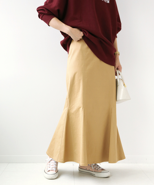 Simplicite（サンプリシテ）の「ストレッチマーメイドスカート◆（スカート・レディース・ブラック/ベージュ/チャコールグレー・FREE）」の3枚目の写真