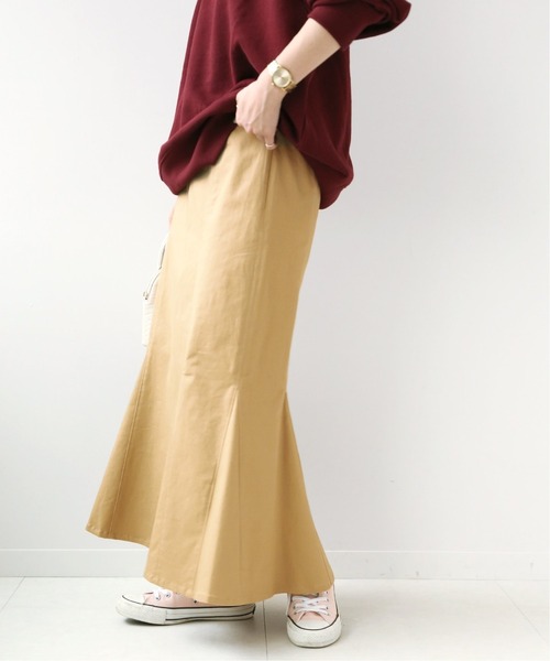 Simplicite（サンプリシテ）の「ストレッチマーメイドスカート◆（スカート・レディース・ブラック/ベージュ/チャコールグレー・FREE）」の15枚目の写真