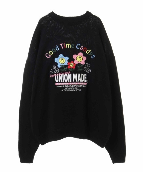 Candy Stripper(キャンディストリッパー)の「GOOD TIME FLOWER ニット(ニット/セーター・レディース・ブルー/ブラック/グリーン・2)」の14枚目の写真