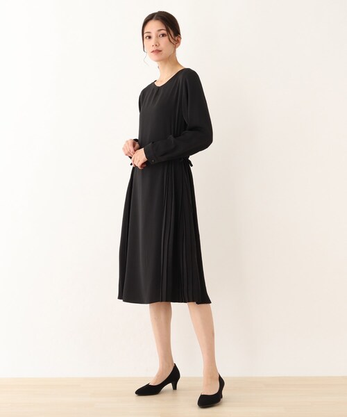 セール S 3l サイドプリーツワンピース ワンピース Shoo La Rue シューラルー のファッション通販 Zozotown