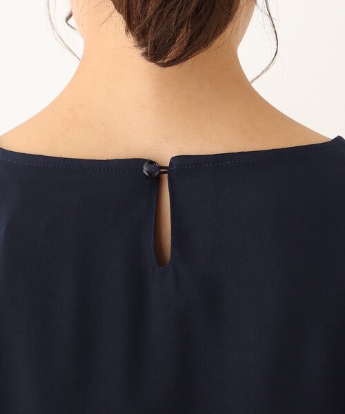 SHOO・LA・RUE（シューラルー）の「◆【S-3L】サイドプリーツワンピース（ワンピース・レディース・ブラック系1/ネイビー系1・01/02/03/04/05）」の10枚目の写真