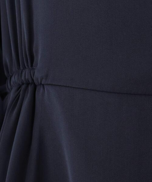 SHOO・LA・RUE（シューラルー）の「◆【S-3L】サイドプリーツワンピース（ワンピース・レディース・ブラック系1/ネイビー系1・01/02/03/04/05）」の9枚目の写真