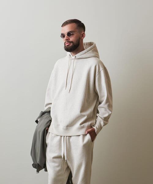Steven Alan（スティーブンアラン）の「＜Steven Alan＞ COTTON SWEAT HOODY-BOLD/スウェット（パーカー・メンズ・ライトグレー/オリーブ/ダークグレー・S/M/L/XL）」の4枚目の写真