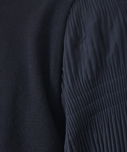 Abahouse Devinette(ドゥヴィネット)の「【BRAHMIN】14G天竺ドッキングプルオーバー(ニット/セーター・レディース・ベージュ/ブラック・フリー)」の11枚目の写真