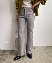 CAPRICIEUX LE'MAGE | ソフトフレアカットオフデニム(デニムパンツ)