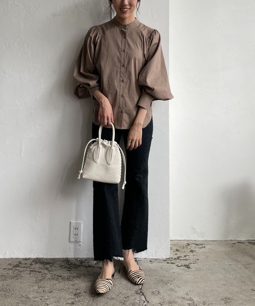 CAPRICIEUX LE'MAGE ソフトフレアカットオフデニム CAPRICIEUX LE'MAGE（カプリシューレマージュ）の「ソフトフレア